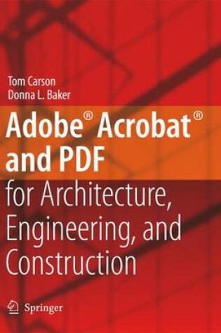 Cover of Adobe Acrobat and PDF for Architecture