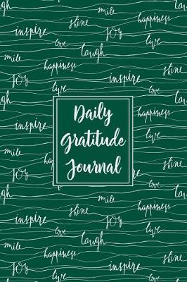 Cover of Gratitude Journal Inspiring Handwritten Words 5