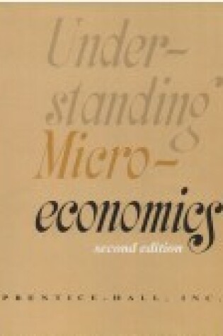 Cover of Understanding Microeconomics