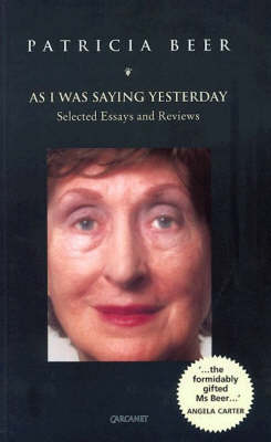 Book cover for As I Was Saying Yesterday: Essays