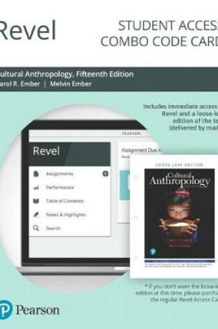 Cover of Revel for Cultural Anthropology -- Combo Access Card