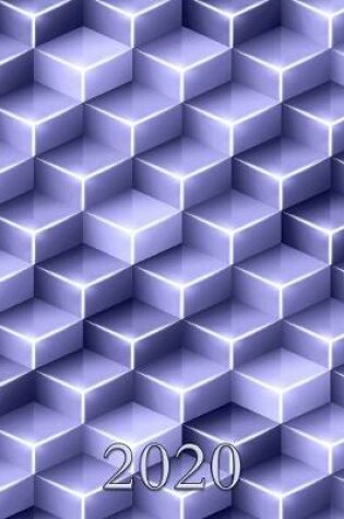 Cover of Abstract Geometric Glass Blocks in Lavender Purple