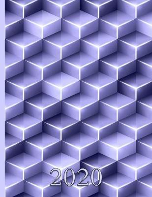 Book cover for Abstract Geometric Glass Blocks in Lavender Purple