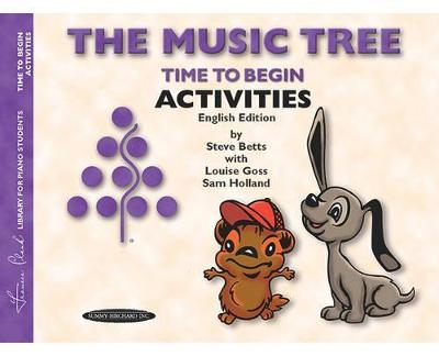 Cover of English Edition Activities Book, Time to Begin