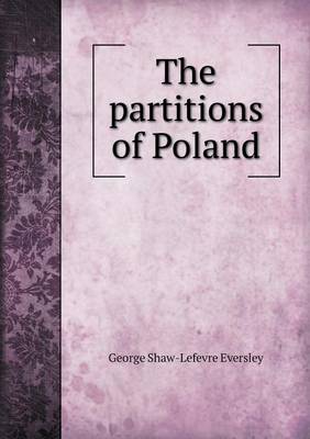 Book cover for The partitions of Poland