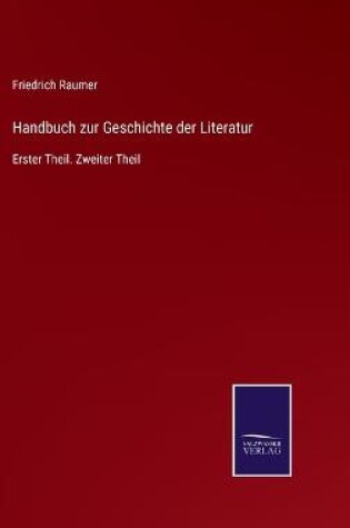 Cover of Handbuch zur Geschichte der Literatur