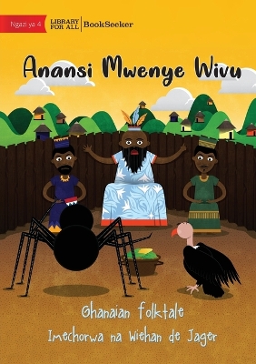 Book cover for Jealous Anansi - Anansi Mwenye Wivu