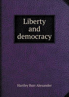 Book cover for Liberty and democracy