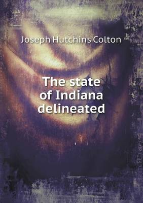 Book cover for The state of Indiana delineated