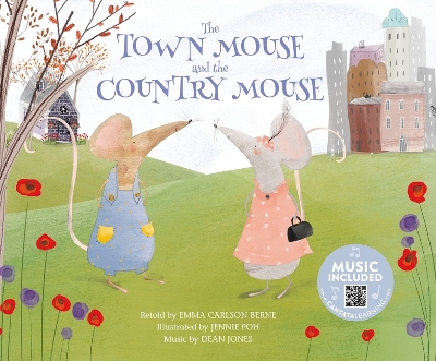 Book cover for Town Mouse and the Country Mouse (Classic Fables in Rhythm and Rhyme)