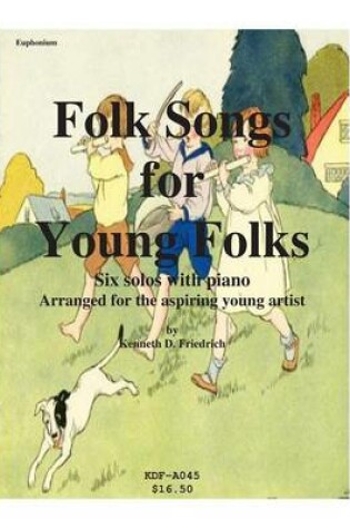 Cover of Folk Songs for Young Folks - euphonium and piano