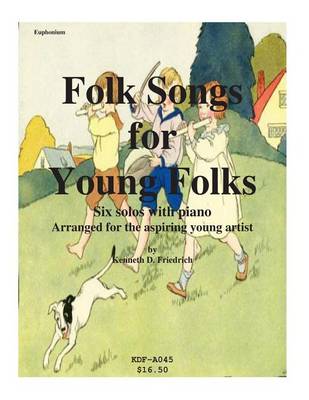 Book cover for Folk Songs for Young Folks - euphonium and piano