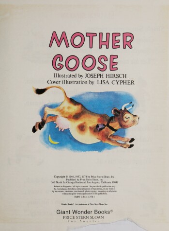 Book cover for Giant WB Mother Goose