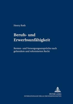 Book cover for Berufs- Und Erwerbsunfaehigkeit