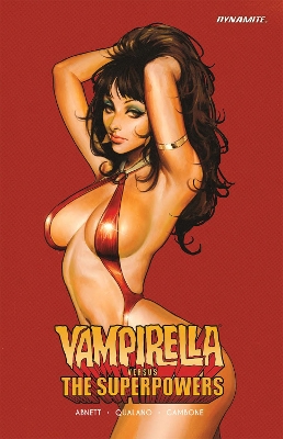 Book cover for Vampirella vs The SuperPowers
