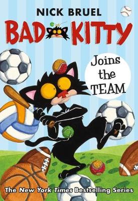 Book cover for Bad Kitty Joins the Team