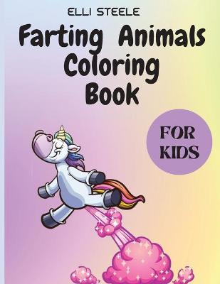 Book cover for Farting Animals Coloring Book for Kids