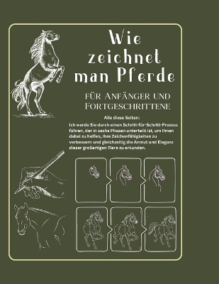 Book cover for Wie zeichnet man Pferde für Anfänger und Fortgeschrittene