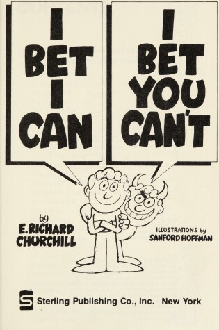 Cover of I Bet I Can, I Bet You Can't