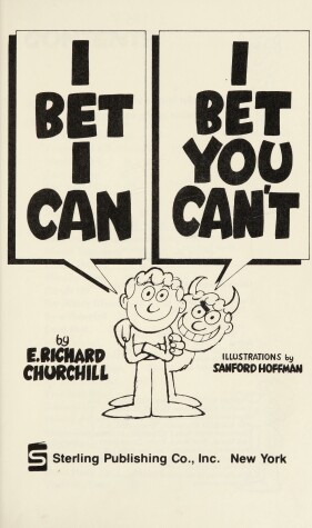 Book cover for I Bet I Can, I Bet You Can't