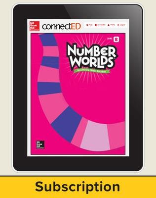 Cover of Number Worlds Level B, Student License, 1-year subscription, 5 students