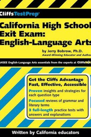 Cover of Cliffstestprep California High School Exit Exam-English Language Arts