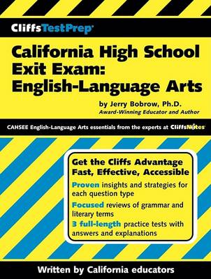 Book cover for Cliffstestprep California High School Exit Exam-English Language Arts