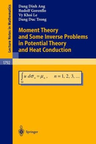 Cover of Moment Theory and Some Inverse Problems in Potential Theory and Heat Conduction