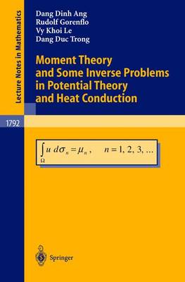 Cover of Moment Theory and Some Inverse Problems in Potential Theory and Heat Conduction