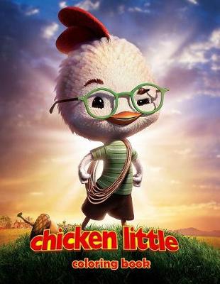 Book cover for Chicken Little Coloring Book