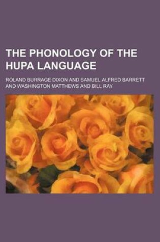 Cover of The Phonology of the Hupa Language