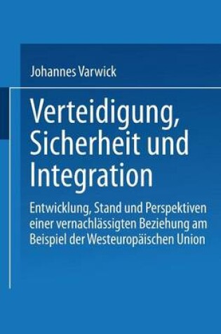 Cover of Sicherheit Und Integration in Europa