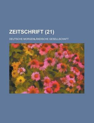 Book cover for Zeitschrift (21)