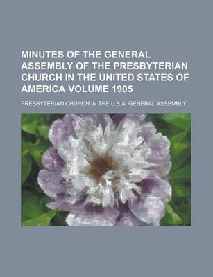 Book cover for Minutes of the General Assembly of the Presbyterian Church in the United States of America (1869)