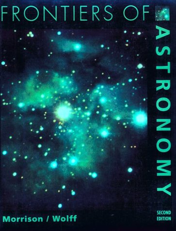 Book cover for Frontiers of Astronomy