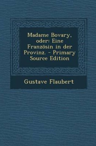 Cover of Madame Bovary, Oder