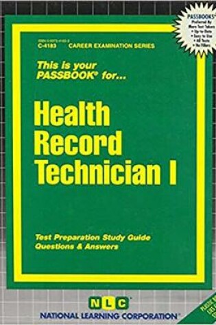 Cover of Health Record Technician I