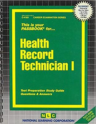 Book cover for Health Record Technician I