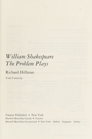 Cover of William Shakespeare