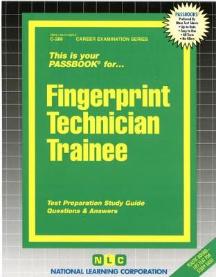 Book cover for Fingerprint Technician Trainee