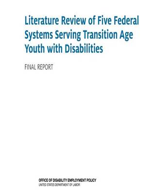 Book cover for Literature Review of Five Federal Systems Serving Transition Age Youth with Disabilities