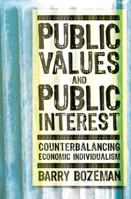 Book cover for Public Values and Public Interest