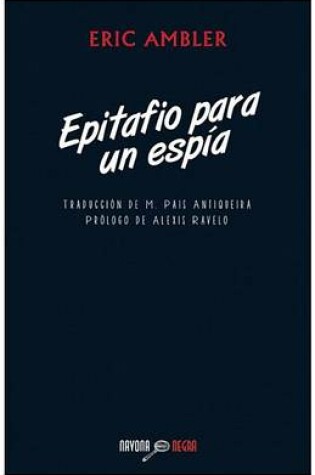 Cover of Epitafio Para Un Espia