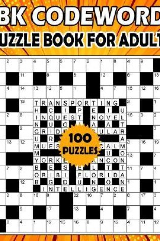 Cover of BK Codeword puzzle book for adults