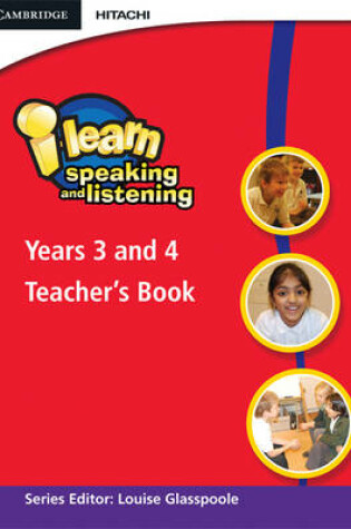 Cover of i-learn: Speaking and Listening Years 3 and 4 Teacher's Book