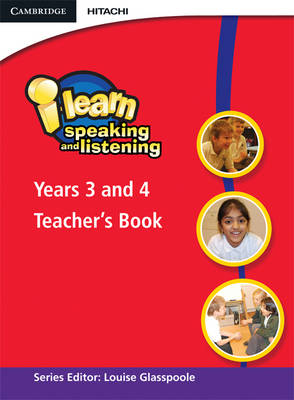 Book cover for i-learn: Speaking and Listening Years 3 and 4 Teacher's Book