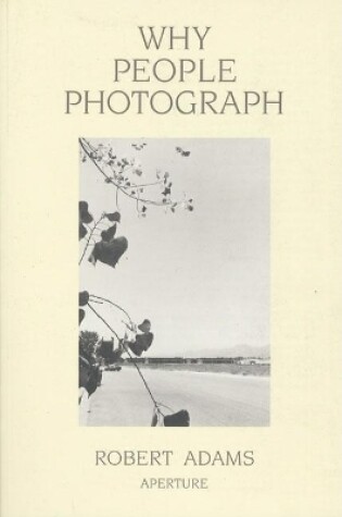 Cover of Why People Photograph