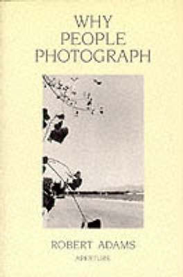 Book cover for Why People Photograph