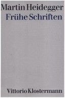 Book cover for Fruhe Schriften