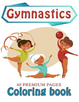 Book cover for Gymnastics Coloring Book